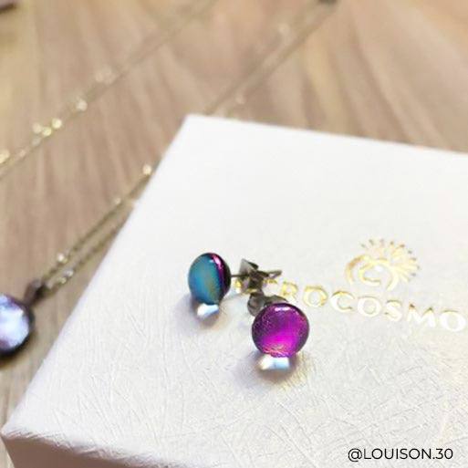 EARRINGS INDIGO ~ ETERNAL FUSHIA | ECLIPSE | STUD | REFLET[proEARRINGS INDIGO ~ ETERNAL FUSHIAduct_vendor]MicrocosmosPRODUCT INFORMATION

Exclusive Microcosmoses Glass Reflet™
Base: Sterling Silver 925 ~ Stainless Steel
Bead size: From 8 to 10 mm  / From 0.3" to 0.4"


Free Gift BoEARRINGS GLASS REFLET