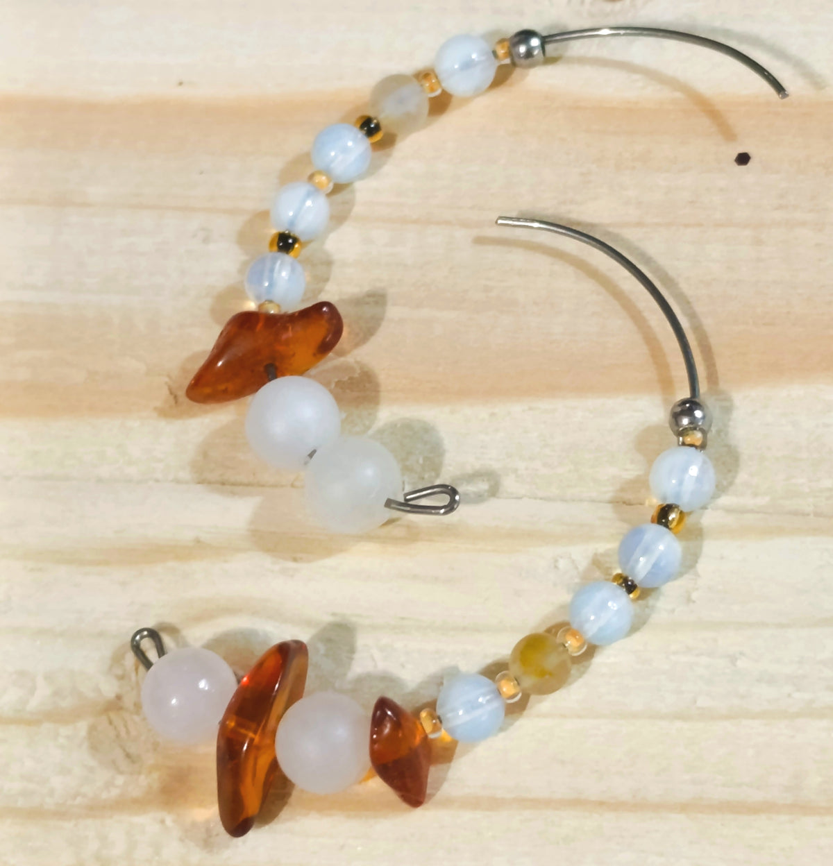 CHAKRA PRECIOUS GEMSTONE HOOPS