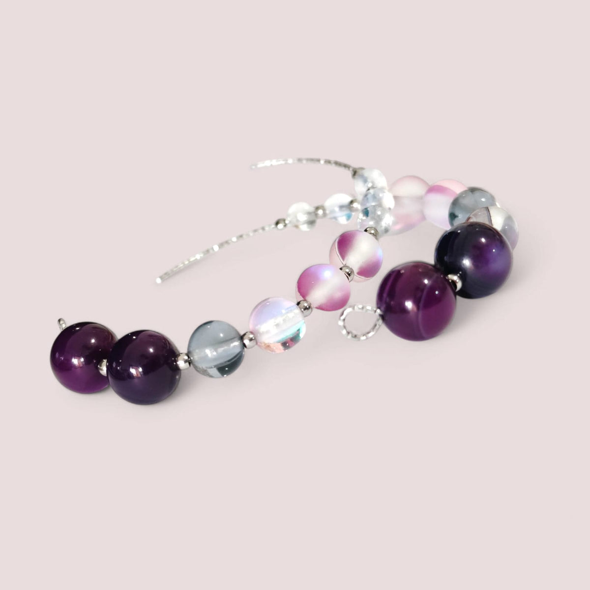 CHAKRA PRECIOUS GEMSTONE HOOPS