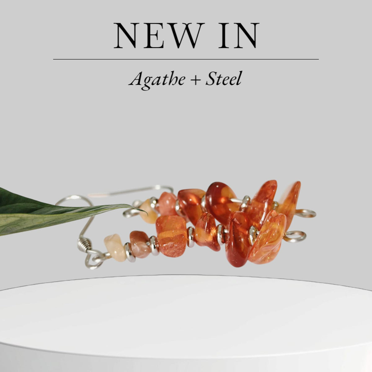 NATURAL EARRINGS STONE