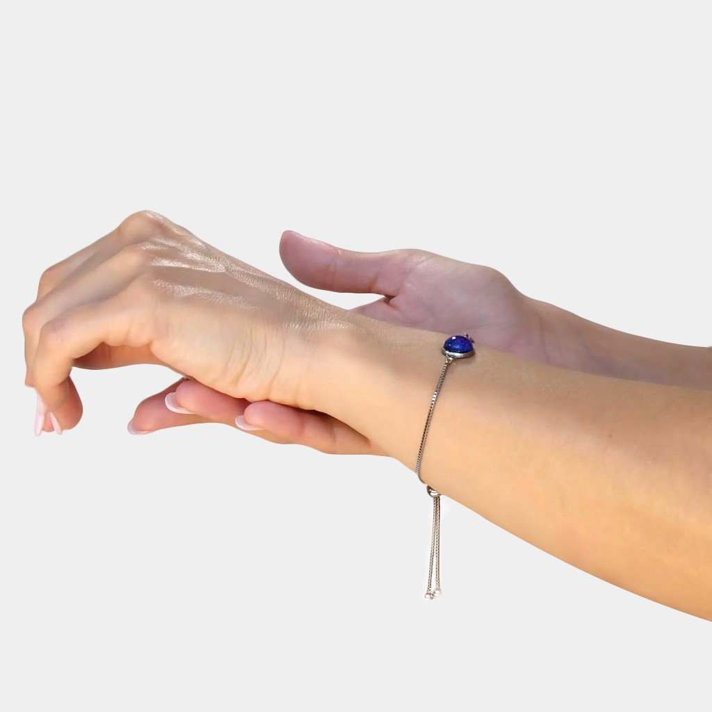 BRACELET STARRY BLUE ~ INDIGO | ST. STEEL | PERFECT FIT | REFLET[proBRACELET STARRY BLUE ~ INDIGOduct_vendor]MicrocosmosPRODUCT INFORMATION

Exclusive Microcosmoses Glass Reflet™
Base: Stainless Steel Perfect Fit adjustable slide closure up to 9", 22 cm.

Bracelet chain thickness 2 mmBRACELET STEEL